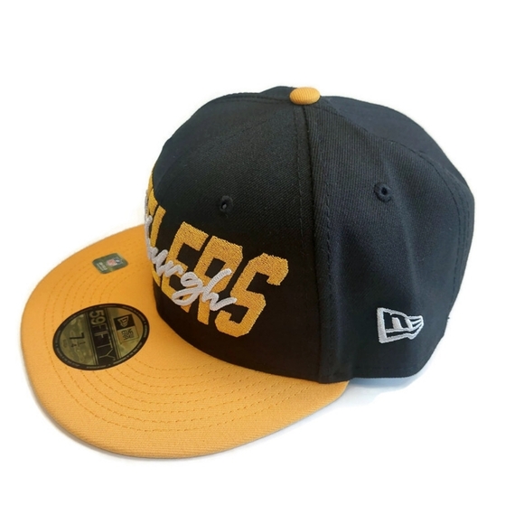 59Fifty New Era Size 7 1/4 Pittsburgh Steelers Fitted Hat On Field Cap - Picture 5 of 7